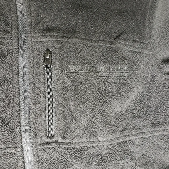 MOUNTAIN HORSE Fleece Quilted Black Zip Up Jacket "Crystal" Size Small - Picture 10 of 16